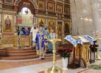Митрополит Артемий возглавил Всенощное бдение в главном соборе края